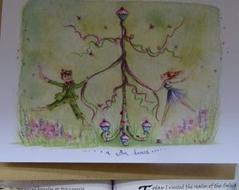 A Bun Dance! Greetings Card