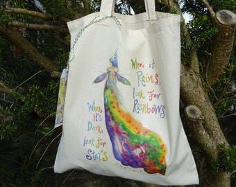 Rainbow Maker with quote ~ Tote Bag