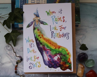 Rainbow Fairy Greeting Card