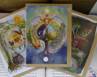 Celtic Spirit ~ pack of 3 ~ Greetings Cards