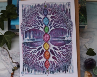 The Crystal Tree Greeting Card