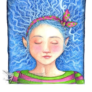 Kleiner Kunstdruck ~ Ahorn ~Front Cover Artwork von Maple and the Crystal Cavern Storybook