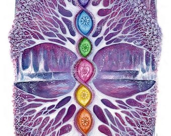 The Crystal Tree ~ A4 Art Print