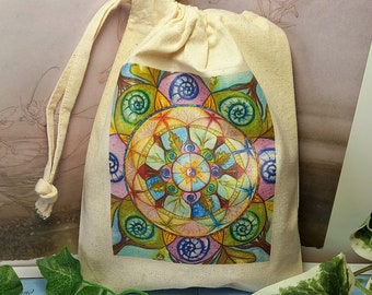 Cosmic Flower Tarot Pouch