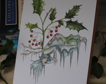 Frost Faerie Christmas Card