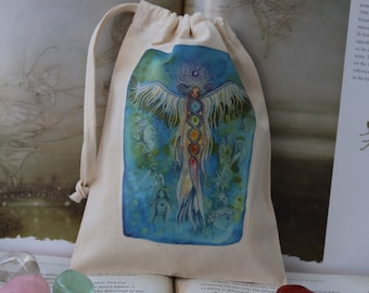 Transformations Tarot Card Bag/ Crystal Pouch