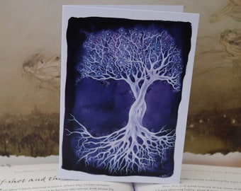 Amethyst Tree Greeting Card