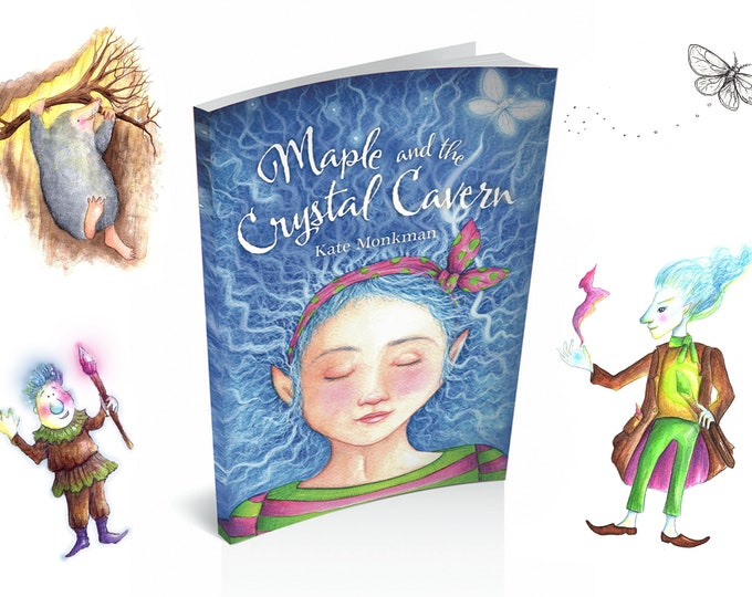 Featured listing image: Maple and the Crystal Cavern ~ Signed Paperback