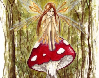 Woodland Wish Small Art Print