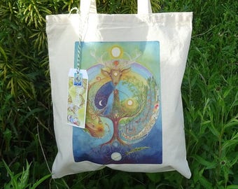 Deer Medicine Cotton Eco Tote Bag