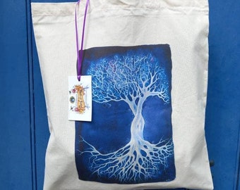 Amethyst Tree Tote Bag