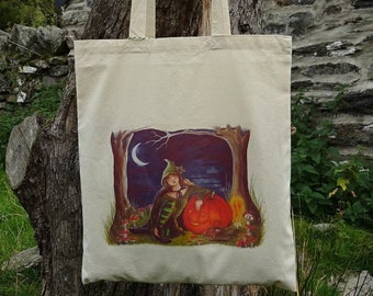 Into The Woods ~ Cotton Eco Tote Bag