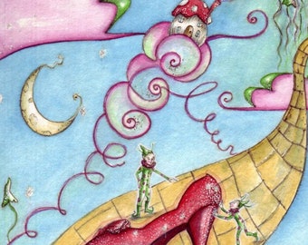 The Ruby Slipper ~ Original Painting