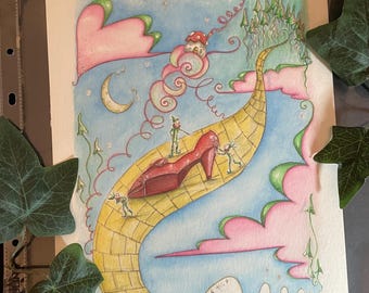 The Ruby Slipper ~ Original Painting