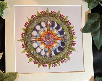 SQUARE MOUNTED PRINTS