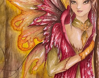 Autumn Spirit ~ Original Watercolour Painting