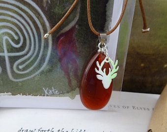Elen of the Ways ~ Pendant and Print Set
