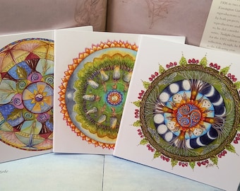 Mandala Designs Notebook Set ~  Pack of 3