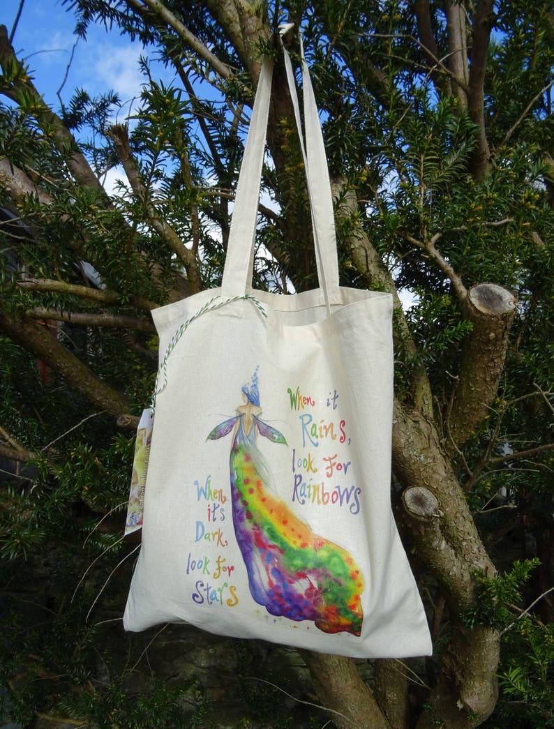 Rainbow Unicorn Watercolor Style Linen Tote Bag Eco-Friendly Tote Shoulder Bags Rainbow Unicorn Watercolor Style Linen Tote Bag Eco-Friendly Tote Shoulder Bags