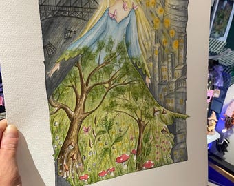 Unless ~ Original watercolour painting