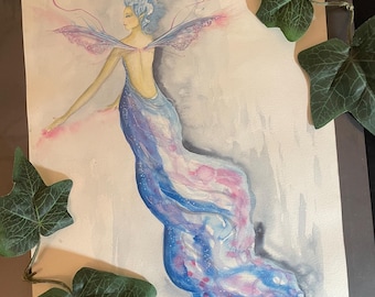 A touch of Pink ~ Original Watercolour Painting