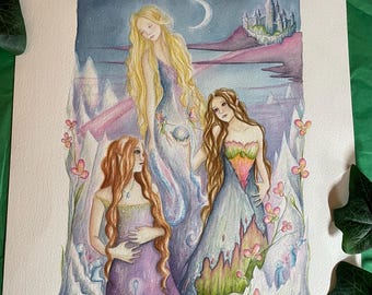 The Keepers ~  Original Watercolour Painting