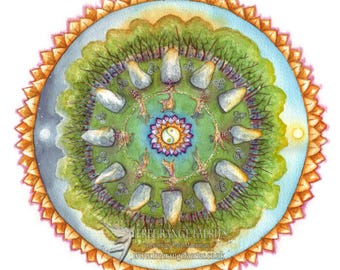 Earth Magic ~ Signed Square Art Print