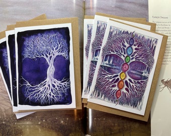 Amethyst Tree's, Notelet Card Pack,