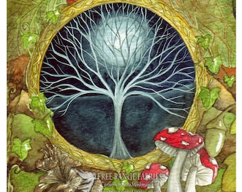 Gateway Square Art Print: Woodland Nature Scene