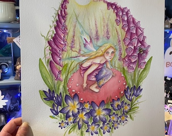 Bee Magical! ~ Original Watercolour Painting