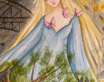 Unless ~ Original watercolour painting