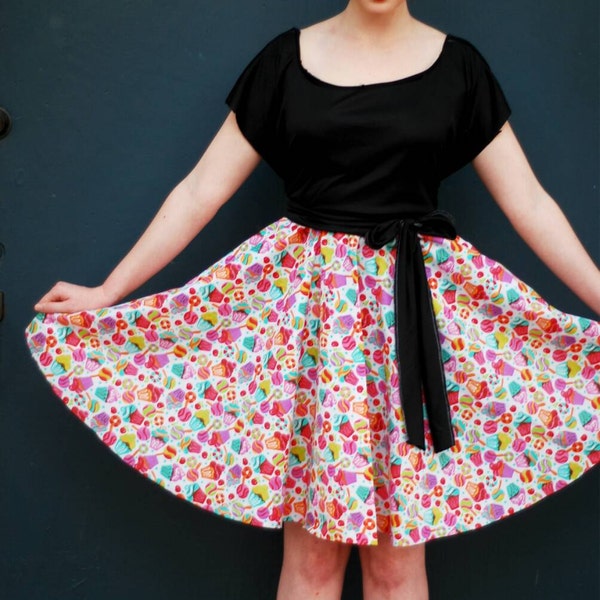 Junk food circle skirt WITH pockets