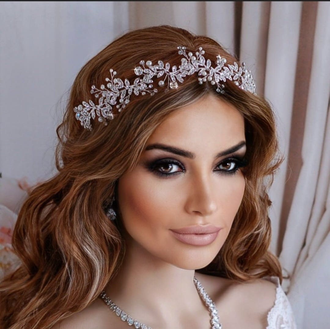 Pearl Hair Vine, Wedding Headpiece Rose Gold Silver Hairpiece Accessory