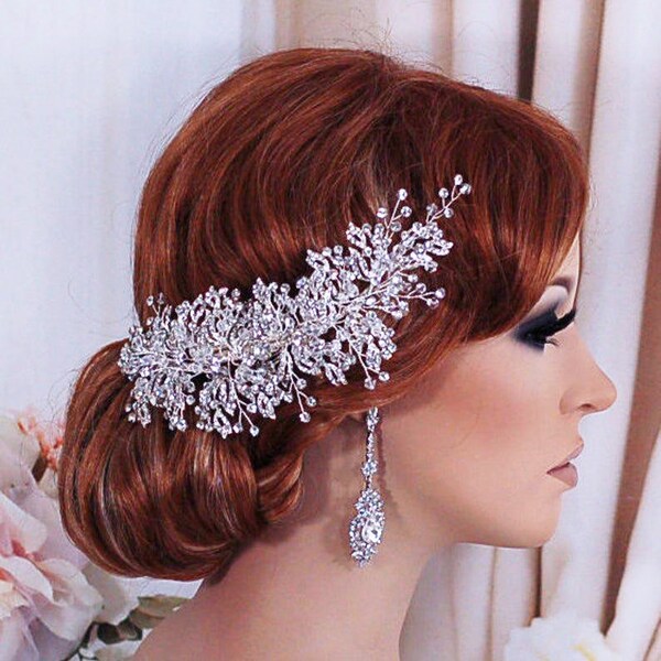 rhinestone headpiece for wedding