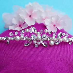 Bridal Headband Crystal Headpiece Wedding Hair Accessory Party Hairband Hairpiece Jewelry Bride Accessories Head Band Piece Wreath Weddings