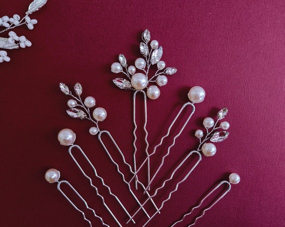 Wedding Hair Pins, Bridal Hair Accessories, Wedding Hair  display picture 1
