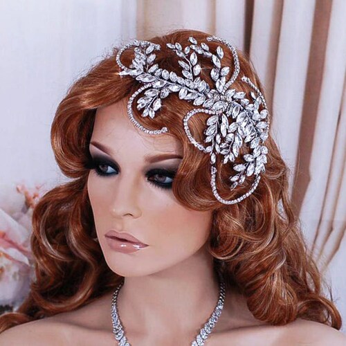 bridal headpieces for curly hair