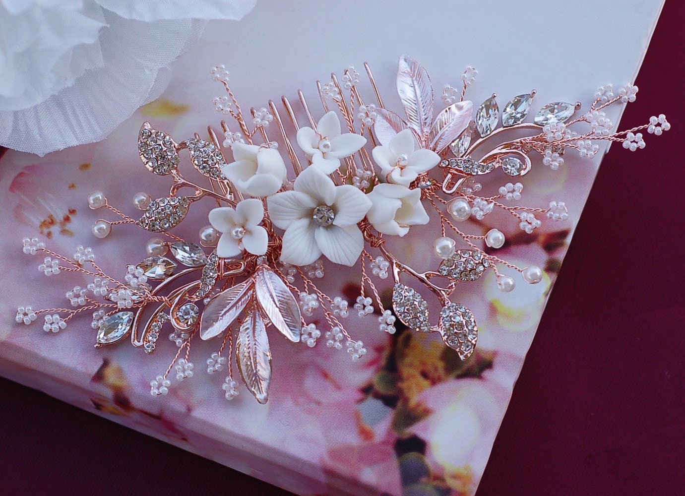 Bridal Birdcage Veil Wedding Bird Cage Veils Hair Hairpiece  display picture 1