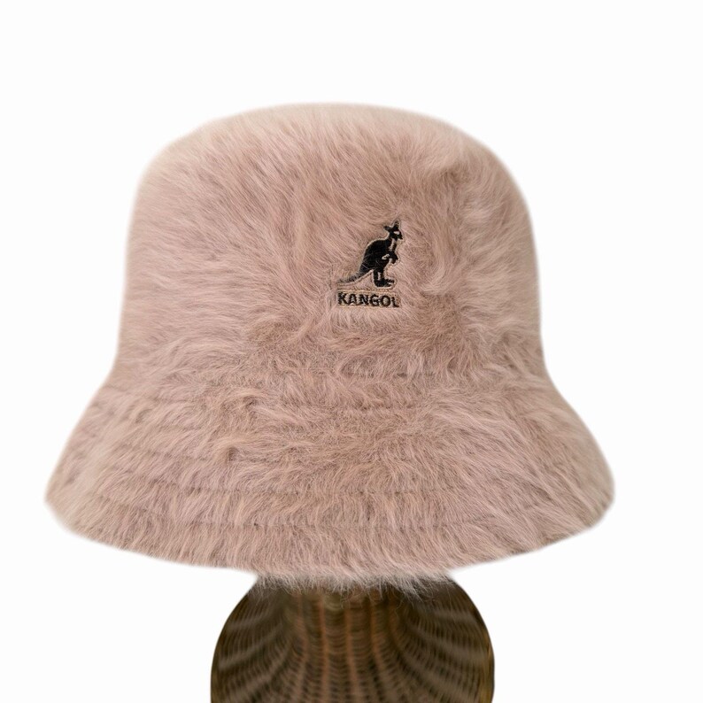 Vintage Y2K Kangol Furgora Bucket Hat Almond Angora Size L image 3