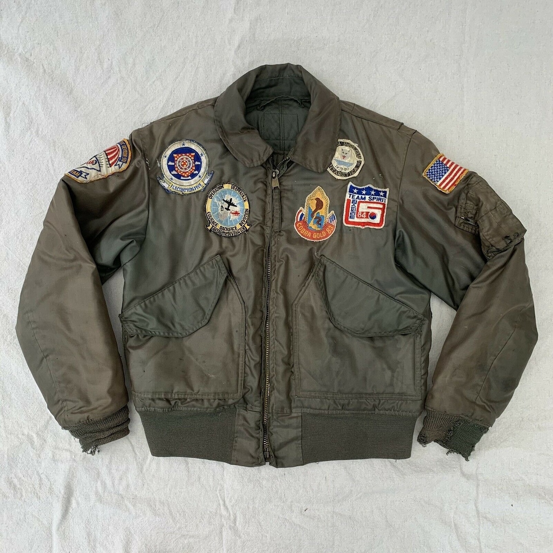 Vintage 1979 CWU-36/P Flight Jacket Antarctic Chevron 6 Vanda - Etsy