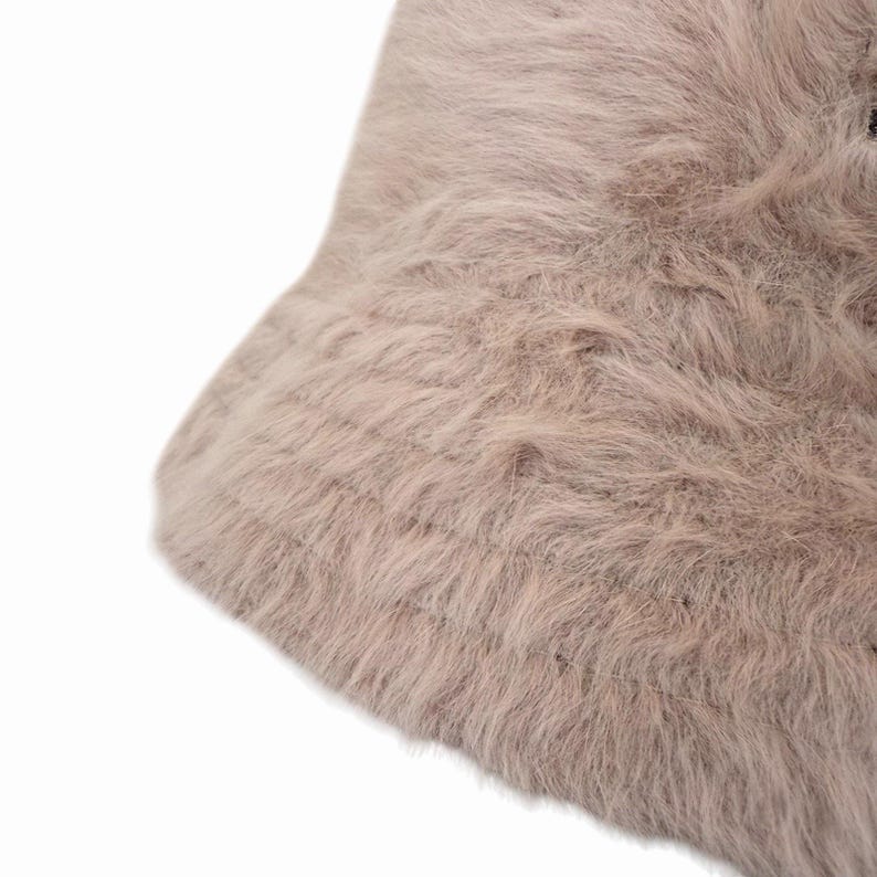 Vintage Y2K Kangol Furgora Bucket Hat Almond Angora Size L image 7