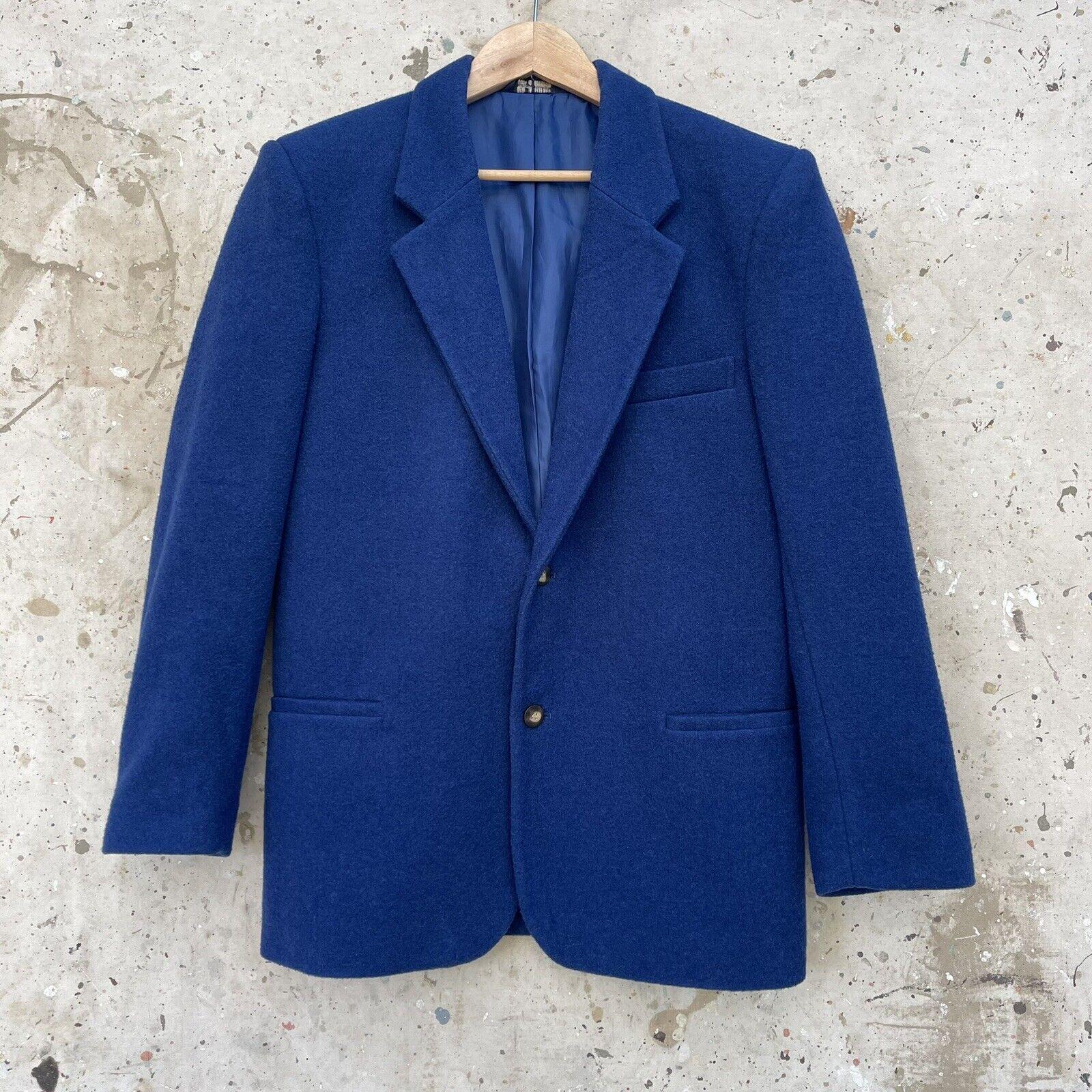 Vintage 80's/90's Blue Wool GAP Blazer Jacket - Etsy