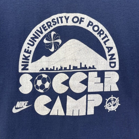 Vintage Nike Pinwheel Soccer Camp Portland T-Shir… - image 3