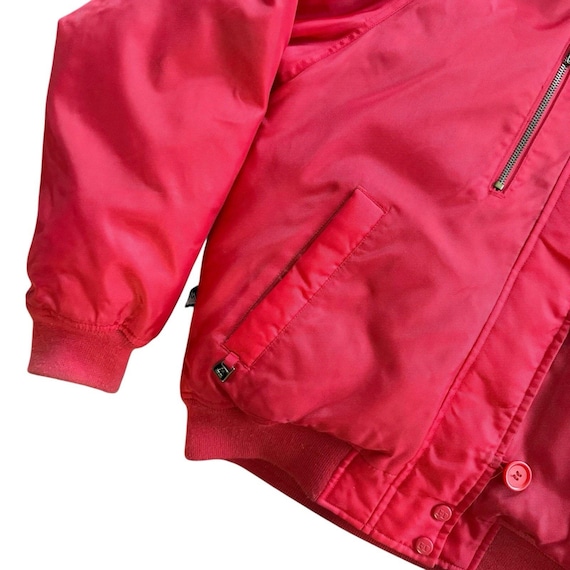 Rare Y2K FIRST DOWN Sixty-Four Shearling Trimmed … - image 3