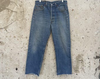 Vintage 90's Levi's 501 Made in USA Selvedge Medium Wash Jeans