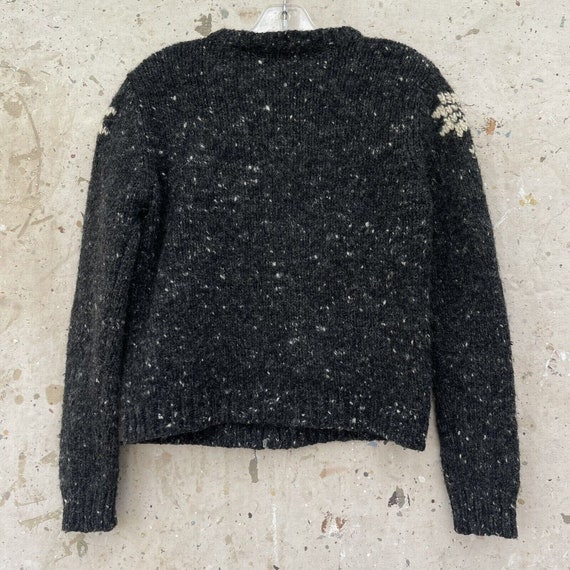 Vintage 90’s Old Navy Wool Cardigan Zip Sweater, … - image 4