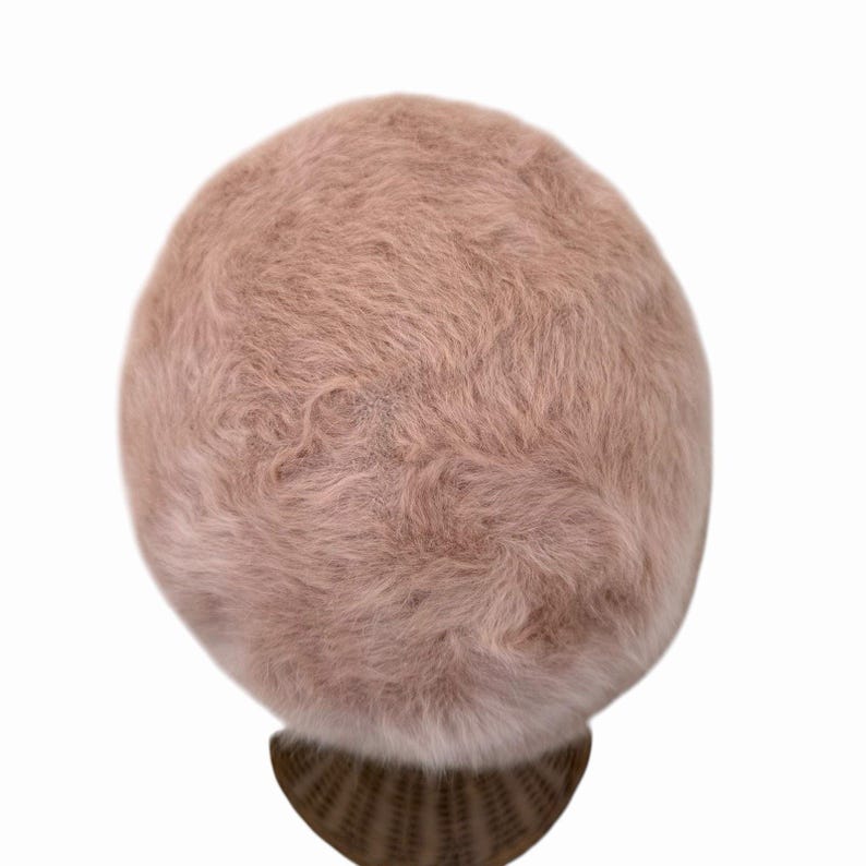 Vintage Y2K Kangol Furgora Bucket Hat Almond Angora Size L image 5