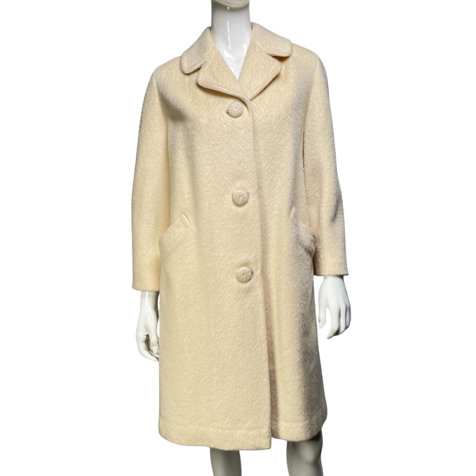 Cream Mohair Coat - Etsy