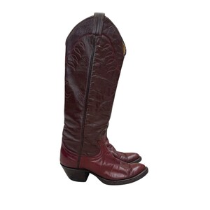 Bottes De Cowboy Tony Lama 1060 L – Marron – Taille US 6.5 M – Vintage