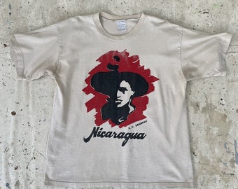 Vintage A.C. Sandino Nicaragua Sandinista T-Shirt Men’s S